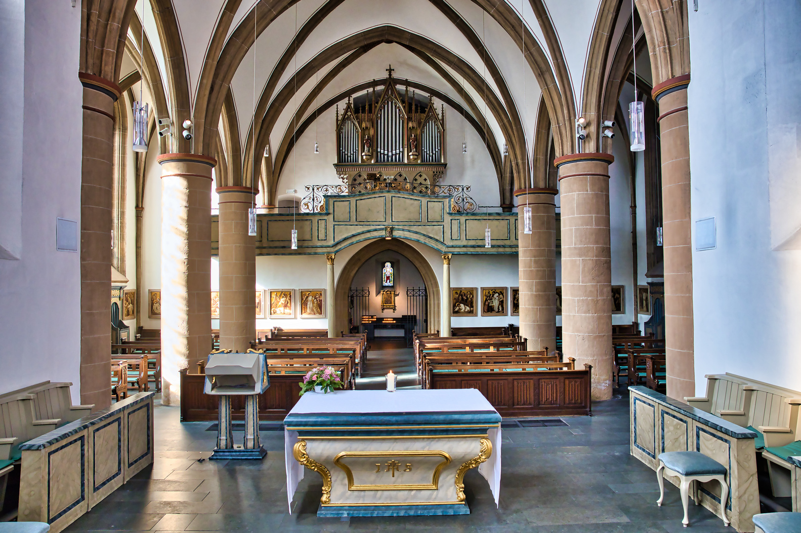 Aegiduskirche Innenansicht