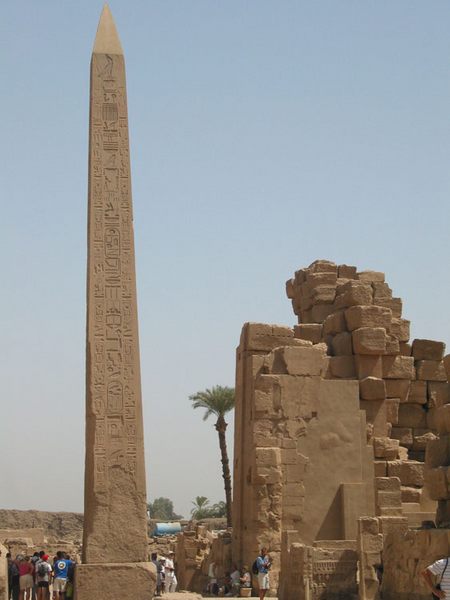 Ägypten 9 / Obelisk von Hatschepsut (Tempel Karnak)