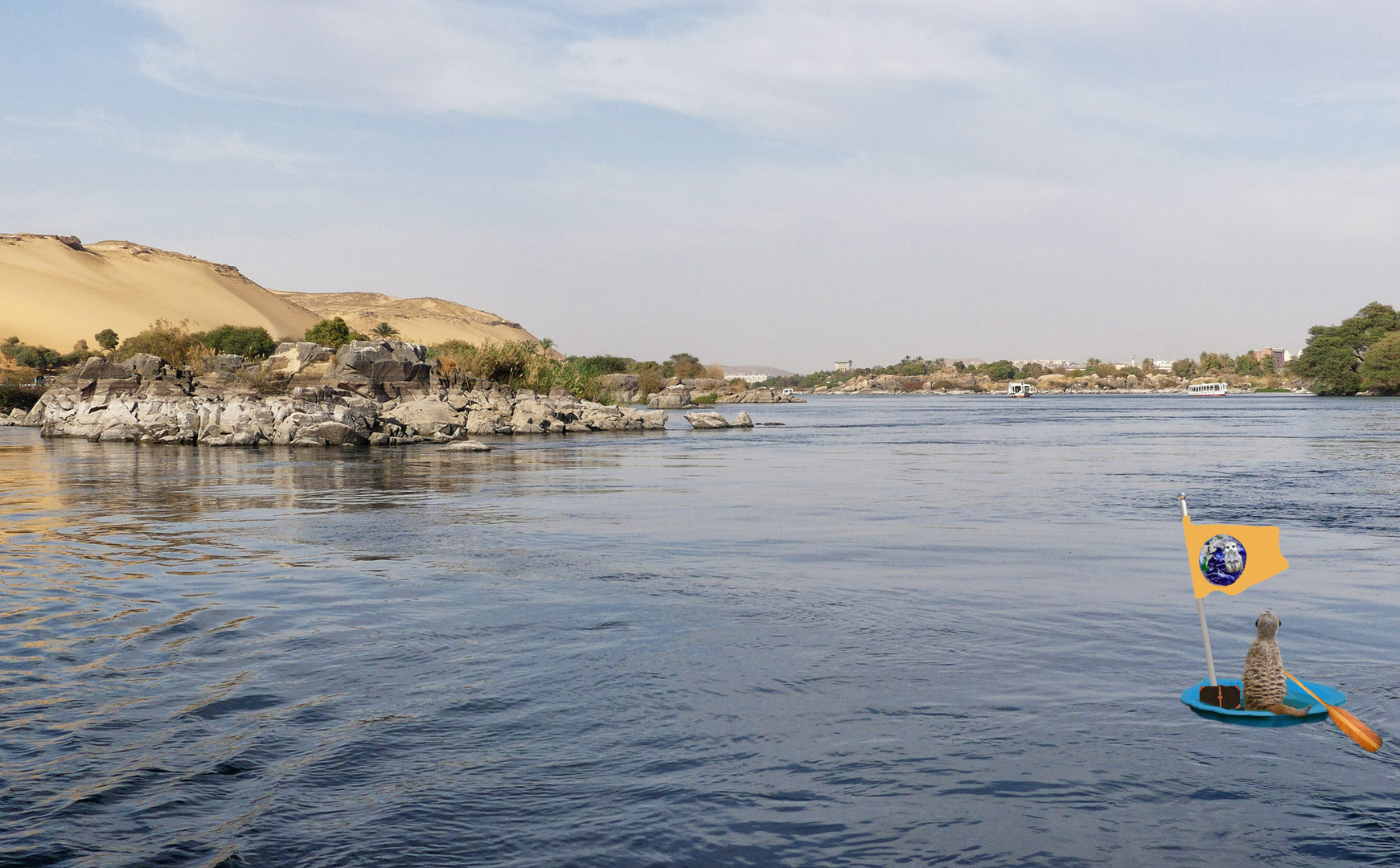 Ägypten - Boote auf dem Nil
