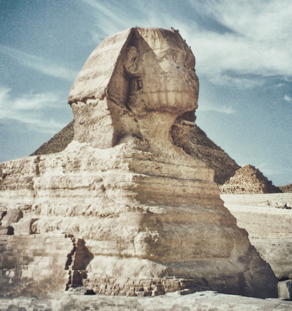 Ägypten - Der Sphinx Scan vom Bild