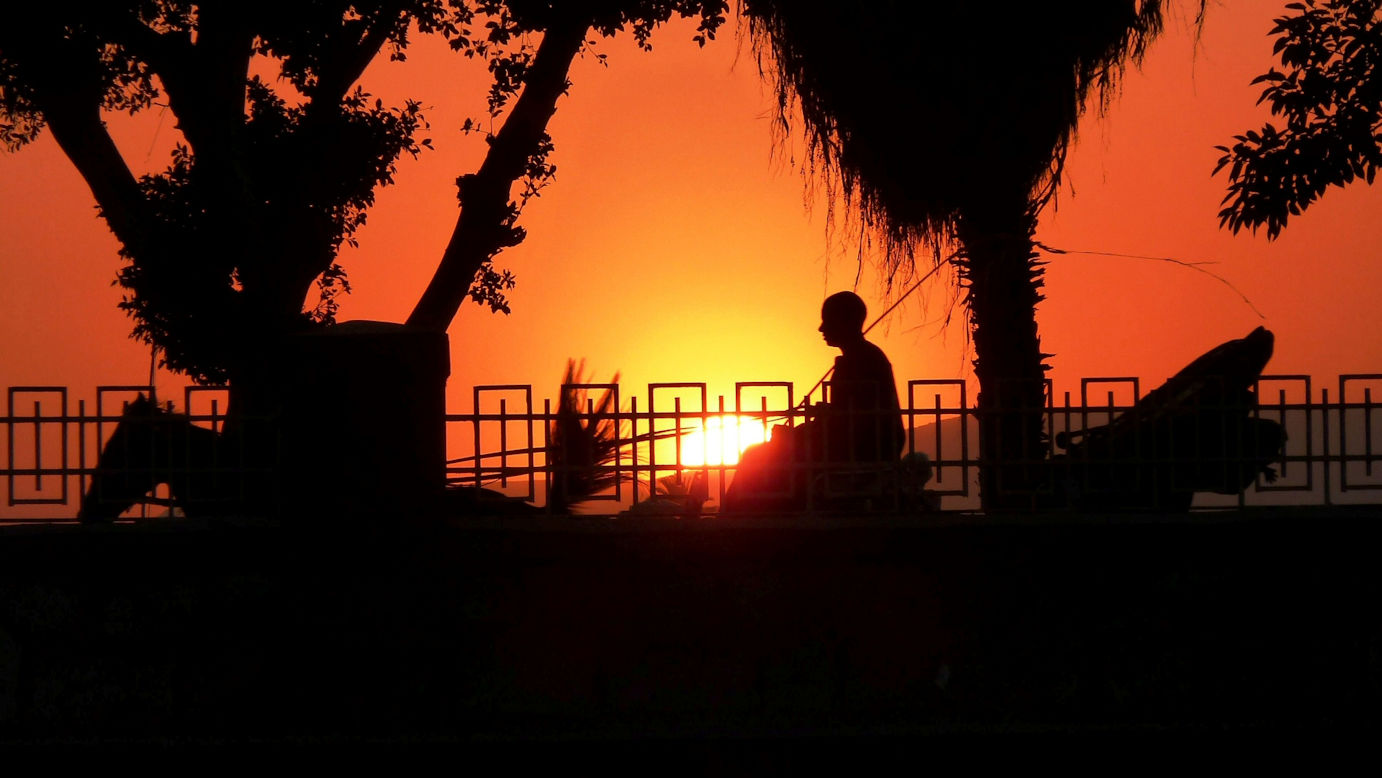 Ägypten-Luxor-Sonnenuntergang Fiaker-2011