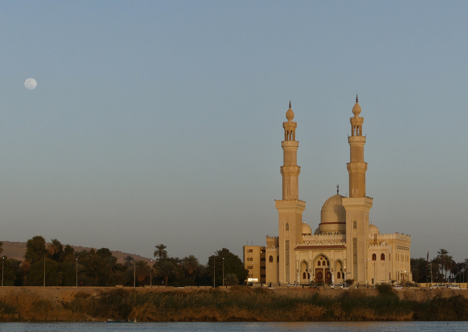 Ägypten Moschee und Mond