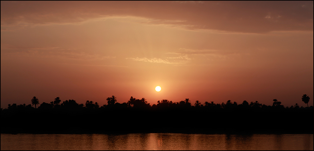 Ägypten - nil sunset