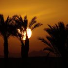 Ägypten Sonnenuntergang (Stil 80er Fototapete)