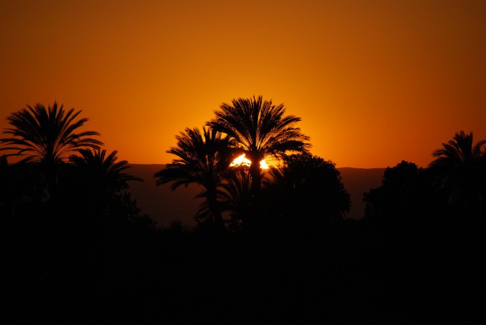 Ägyptischer Sonnenuntergang