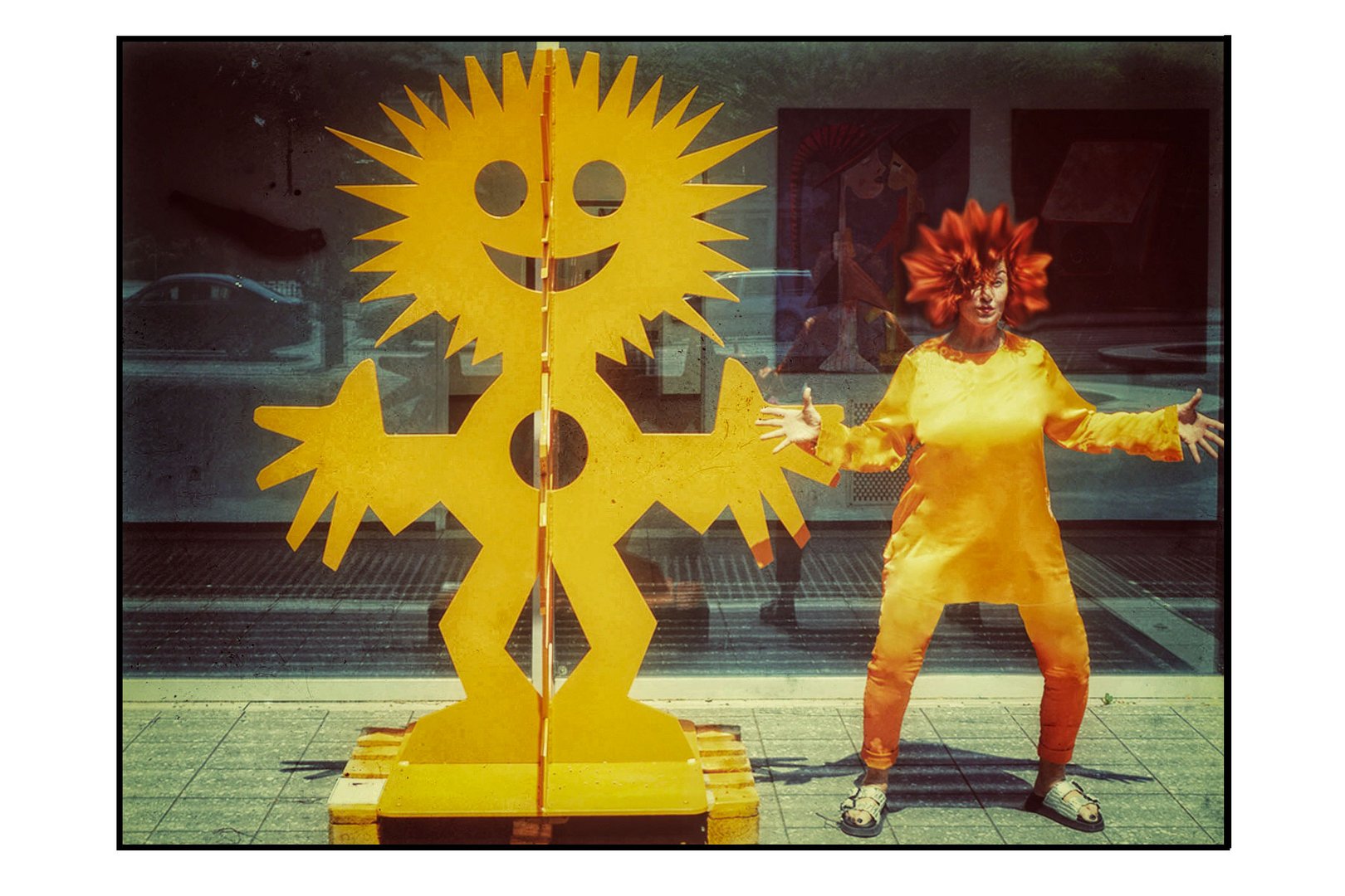 Ähnlichkeiten sind rein ZUFÄLLIG ! ) Foto & Bild outdoor, orange, portrait Bilder auf