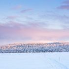 Äkäslompolo der verschneite See