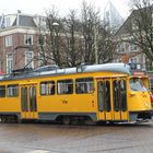 Ältere Straßenbahn in Den Haag