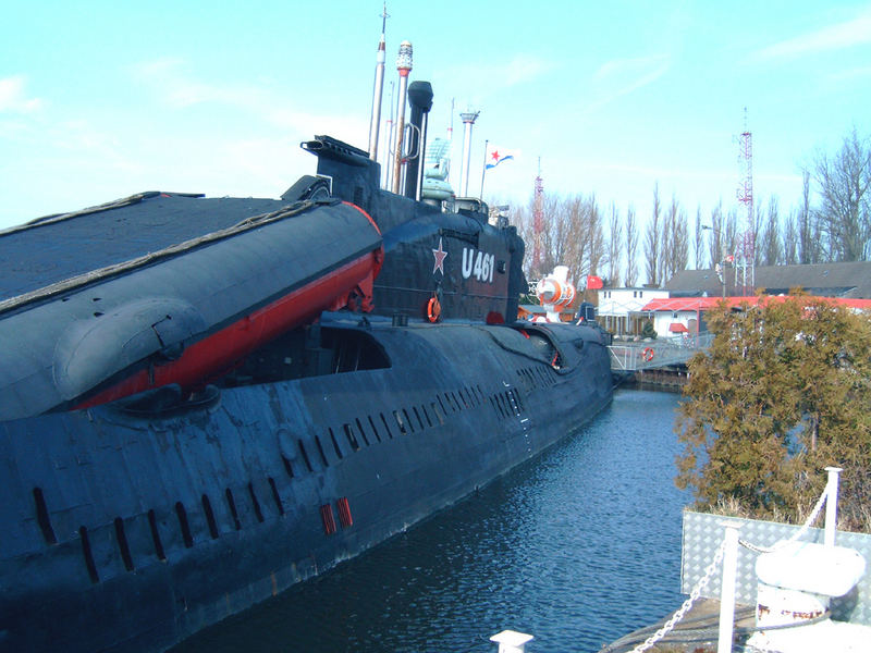 Älteres Raketen U-Boot der UDSSR in Peenemünde!