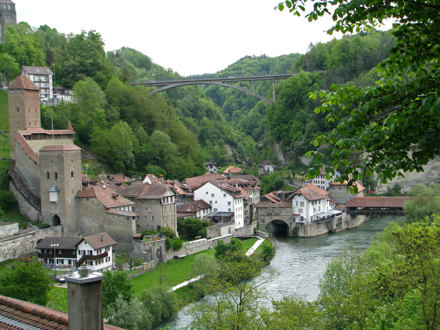 Aeltester Stadtteil von Freiburg/CH