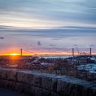 Älvsborgsbron in der Abendsonne