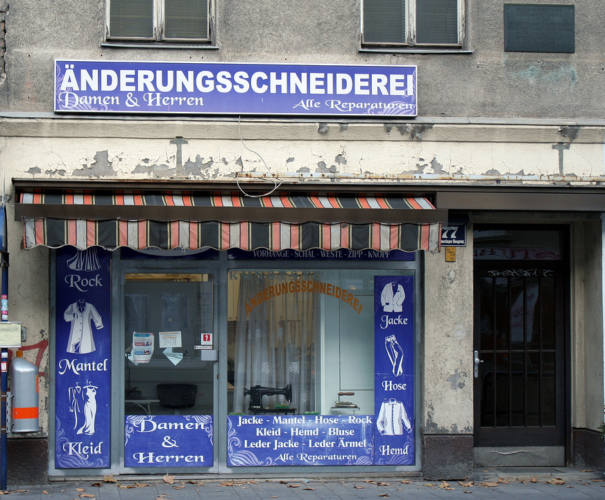 Änderungsschneiderei in der Simmeringer Hauptstraße