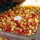 Äpfel auf dem Göttinger Wochenmarkt