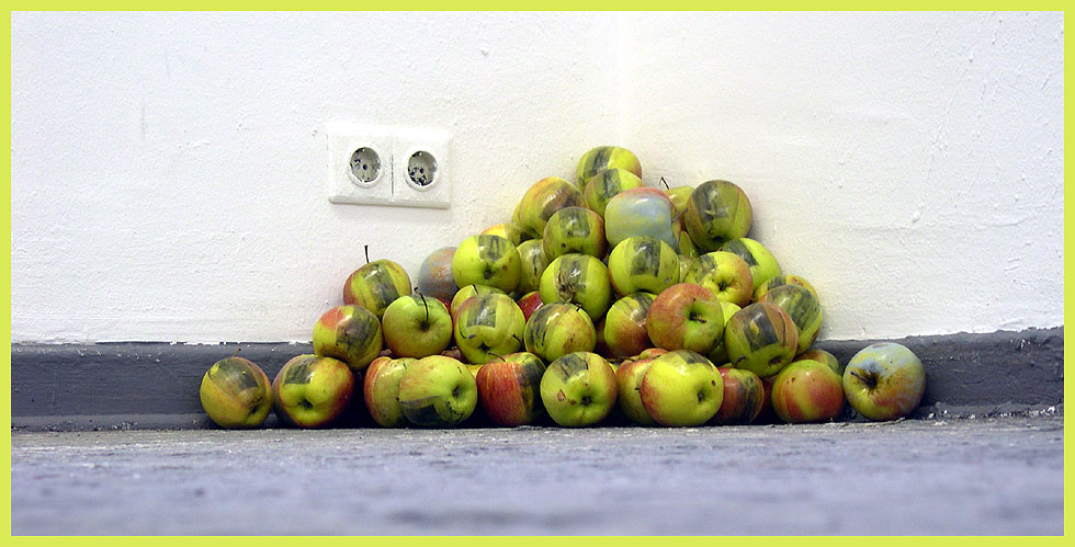 .:: Äpfel in der Kunsthochschule Düsseldorf ::.