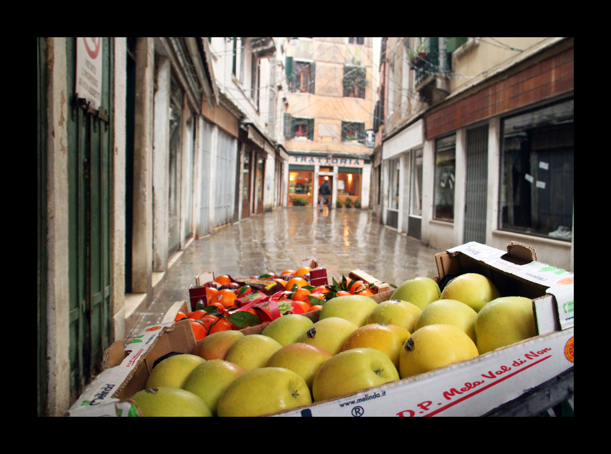 Äpfel in Venedig
