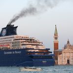 Ärger um die Kreuzfahrtschiffe in Venedig