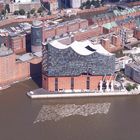 Aerial photograph Hamburg Luftbild Hafencity mit Elb-Philharmonie 