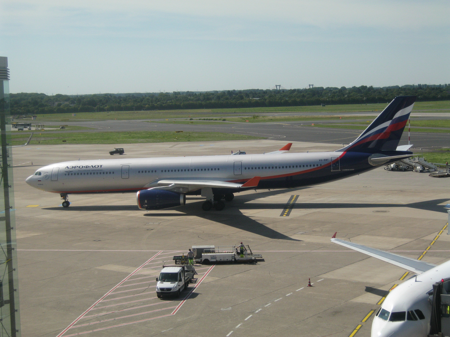 Aeroflot A330 in Düsseldorf