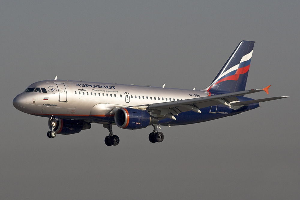 Aeroflot im Anflug