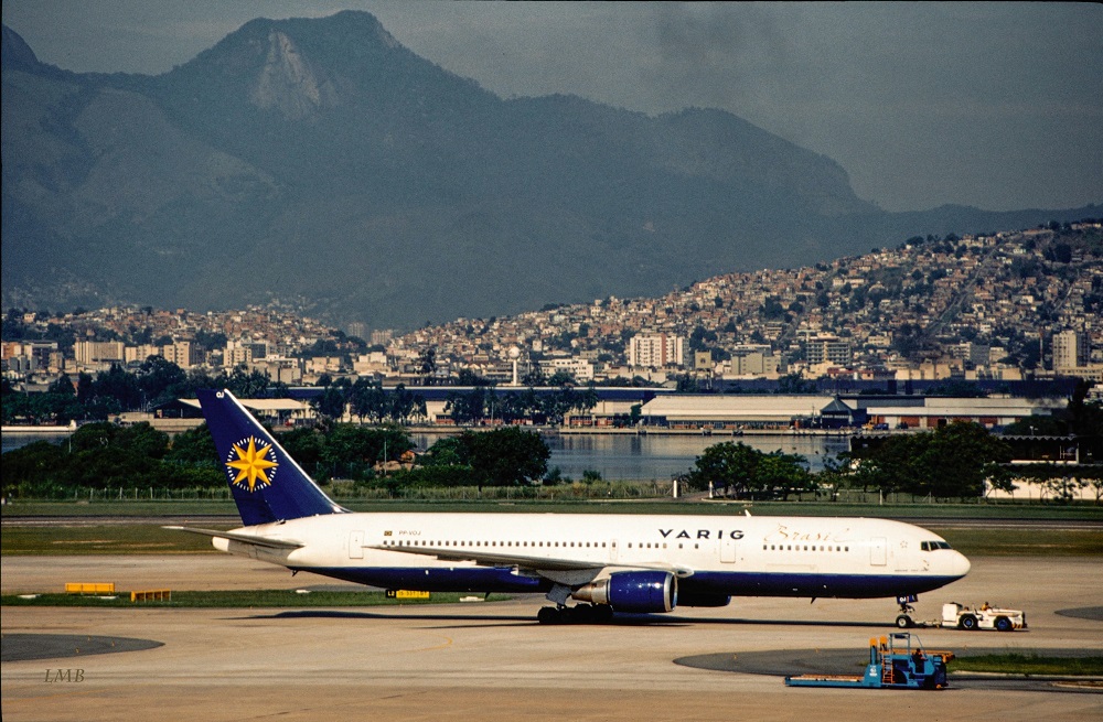 Aeroporto de vista da ilha