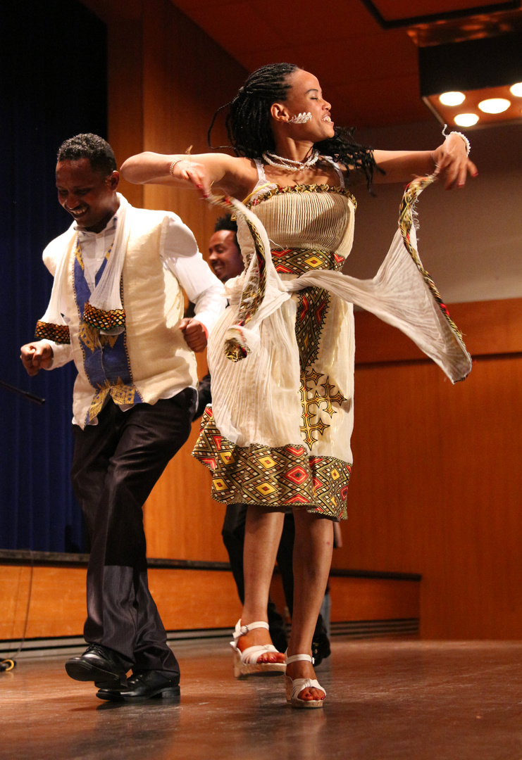 Äthiopische Tanzgruppe