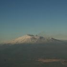 Ätna , beim Anflug auf Catania , Sizilien