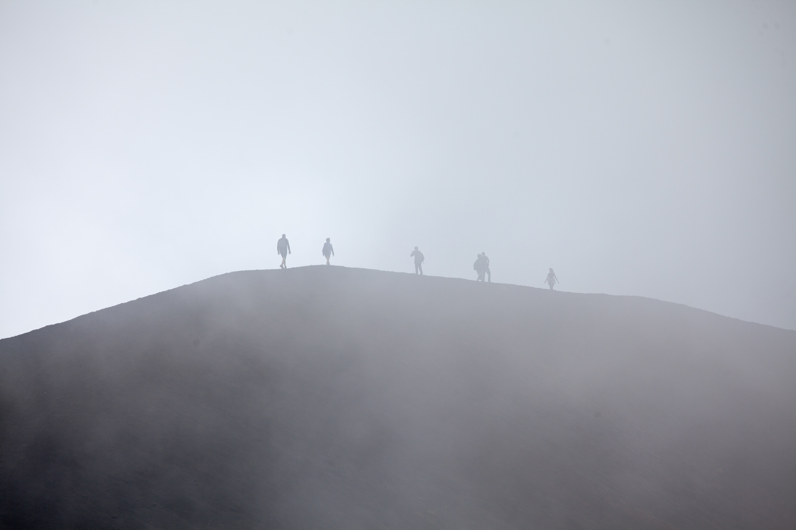 Ätna im Nebel