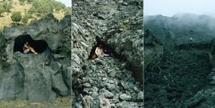 Ätna - Lavatunnel-Triptychon