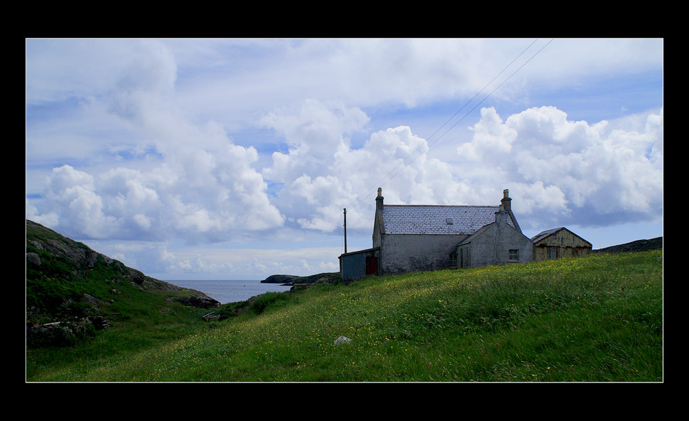 Äussere Hebriden - Haus auf Eriskay
