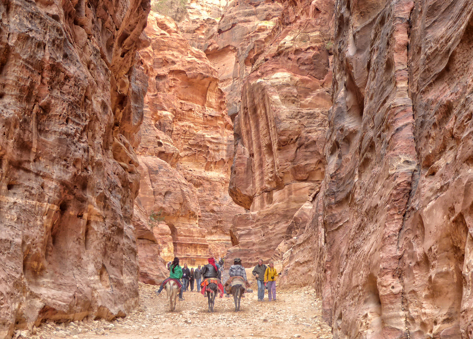 Äußerer Siq in Petra