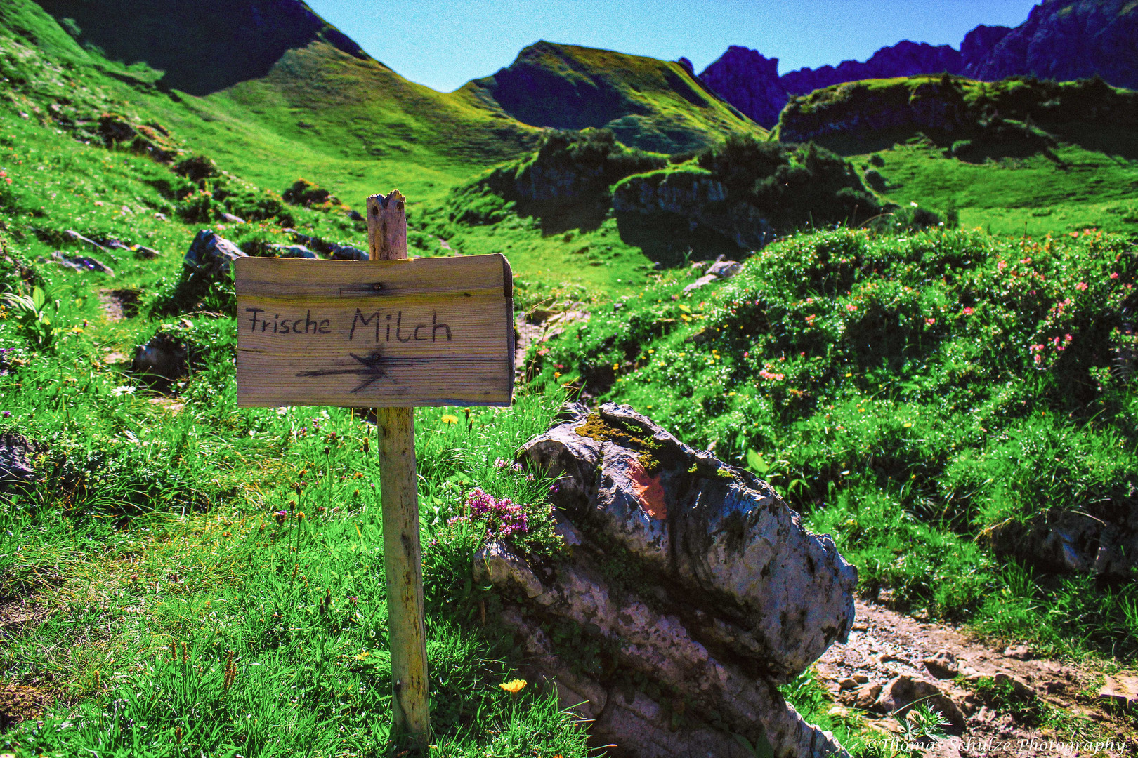 Af dem Weg zum Schrecksee