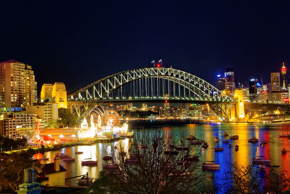 Nachtschwärmen in Sydney  von Creation