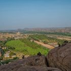 (Affen) Blick auf Hampi Bazaar