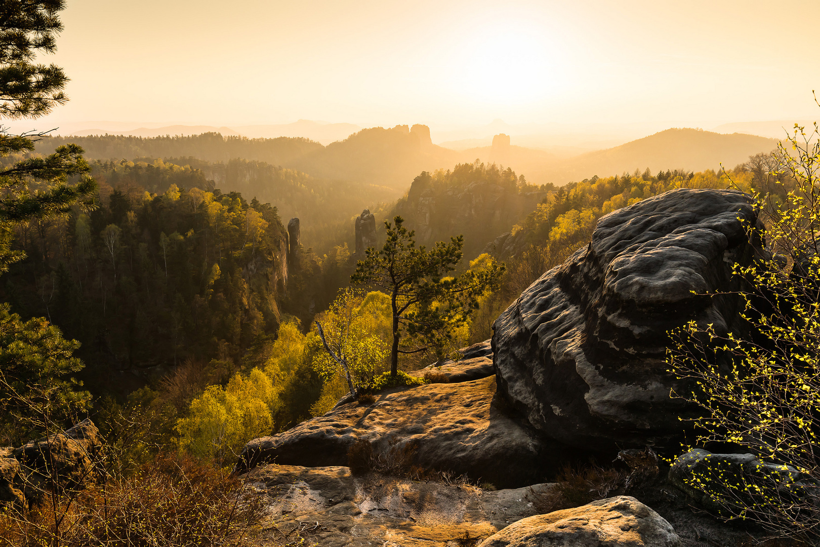 Affensteine im Elbsandsteingebirge