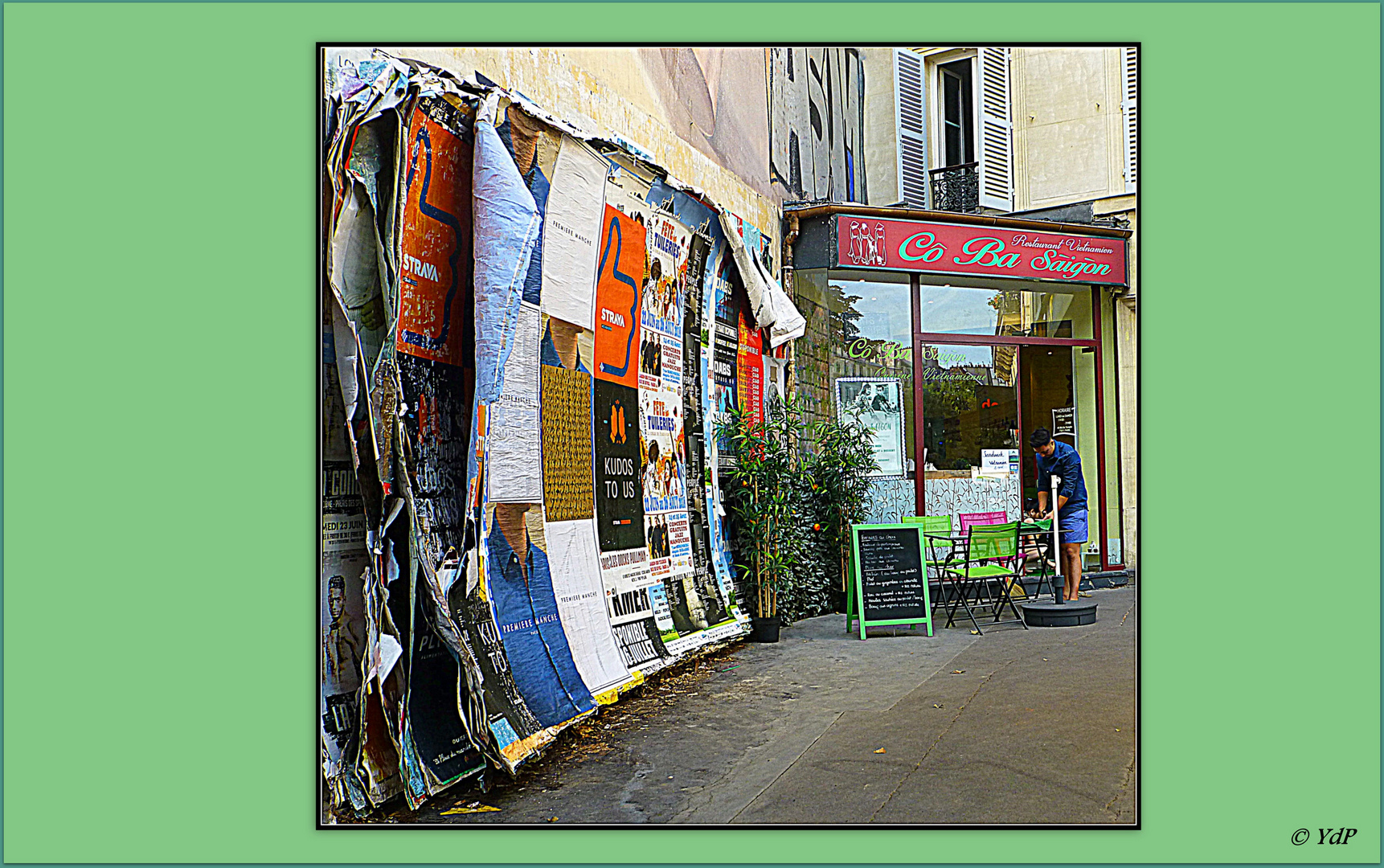 Affichage provisoire au défi du temps....