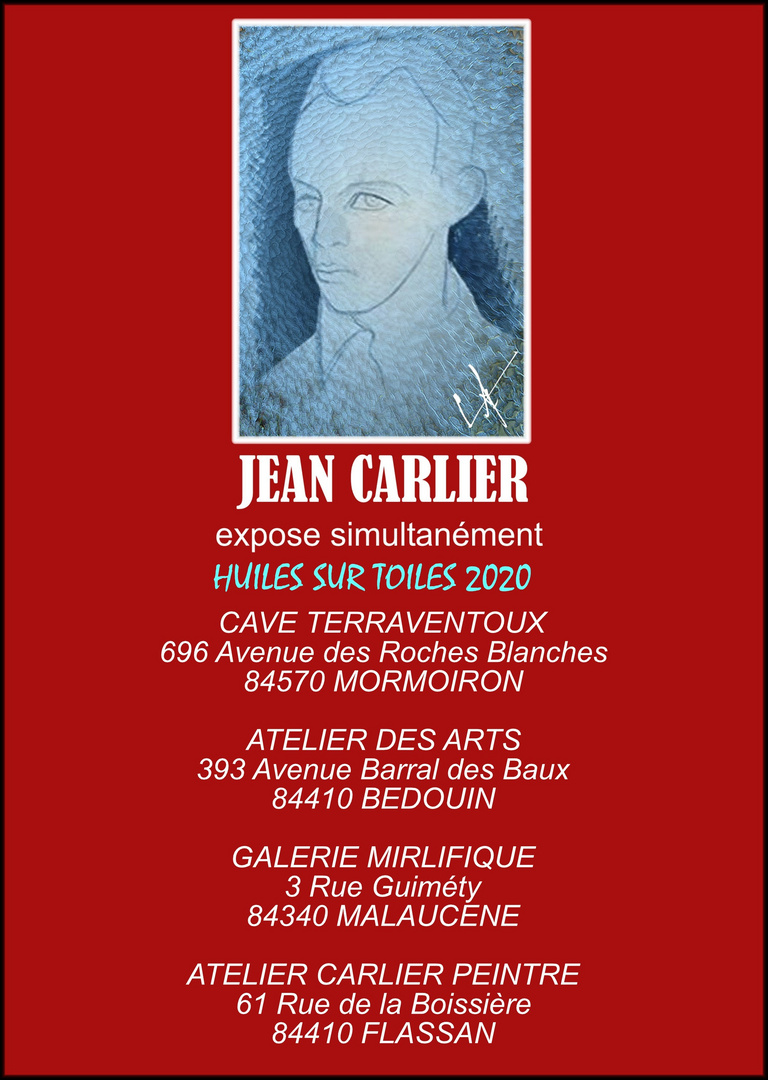 AFFICHE JEAN CARLIER 2020 ORIGINAL JPEG