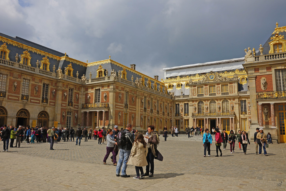 Affluence à Versailles