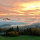 Aflenz Kurort,  Sunset Panorama