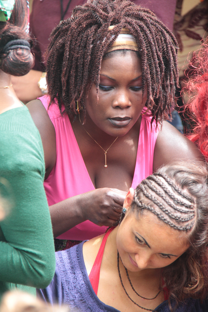 Africa Festival Würzburg Haarkunst