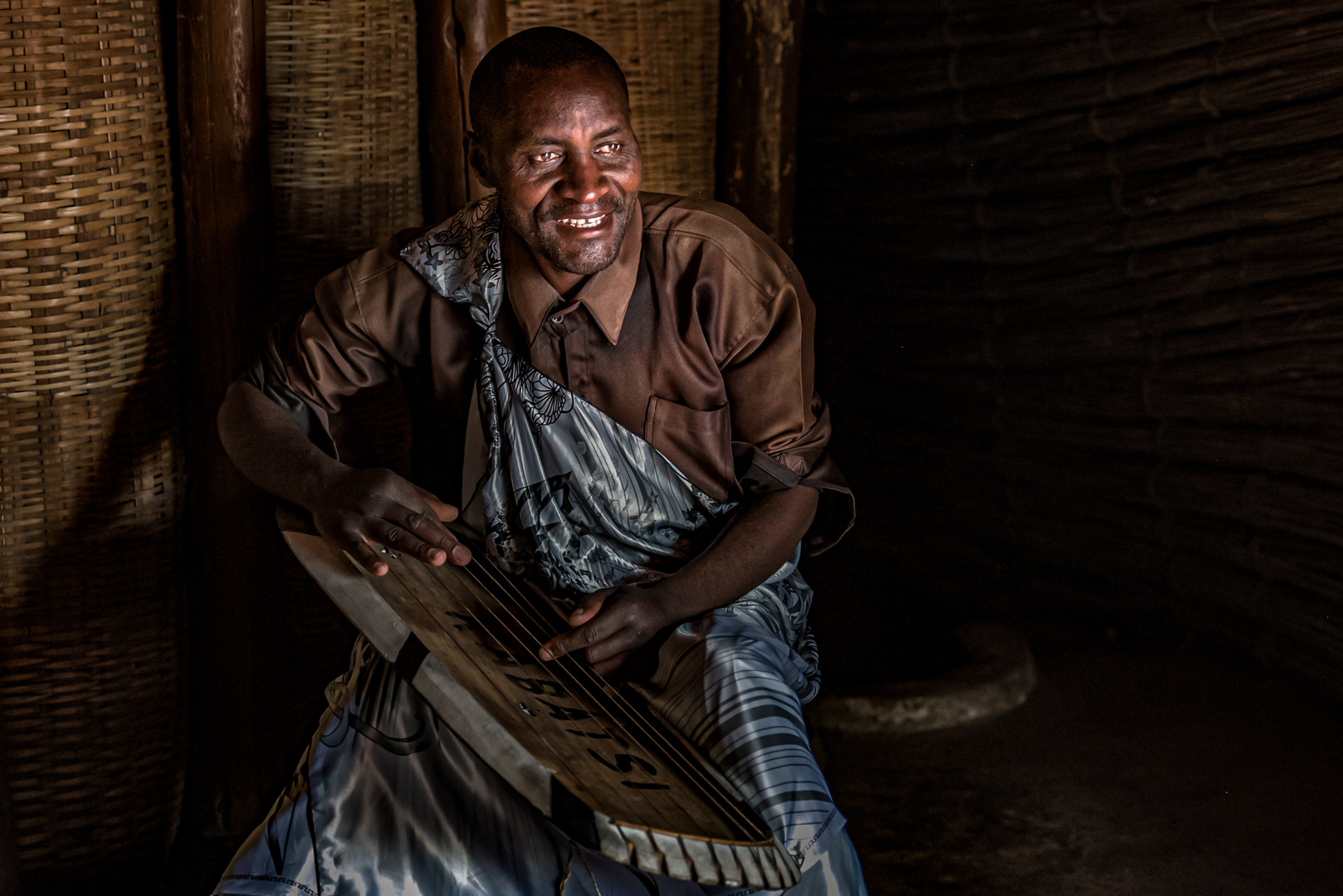 African Musician Portrait