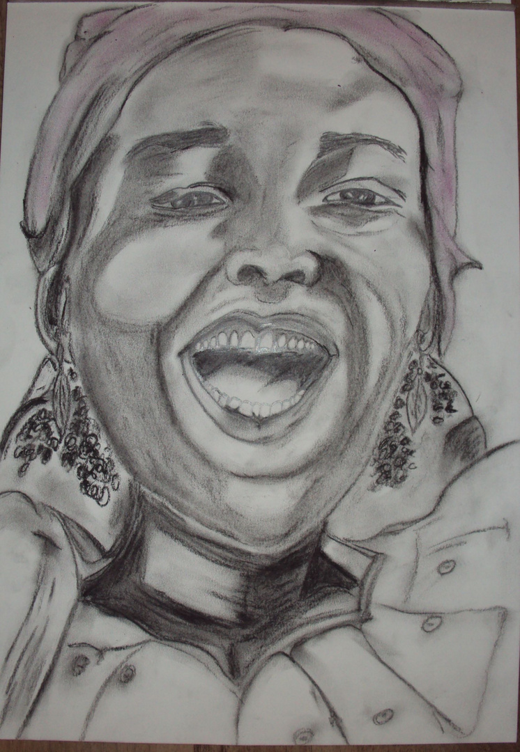 **African Smile ...(ohne Rahmen)