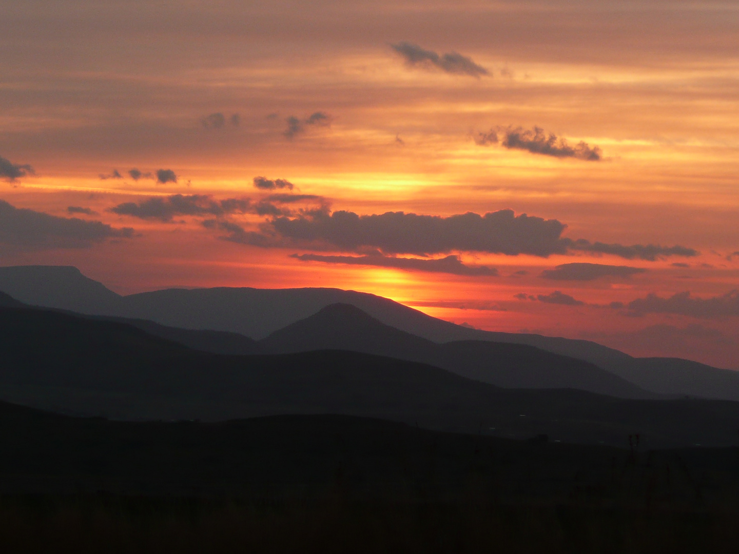 African sunset