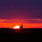 African sunset on Texel