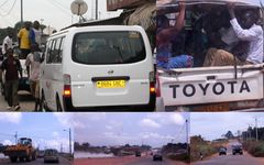 Afrika_Gabun_Libreville_Autoverkehr,_"Unser TAXI" nach Lambarene