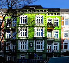 Afrikahaus im Generalsviertel von Hamburg