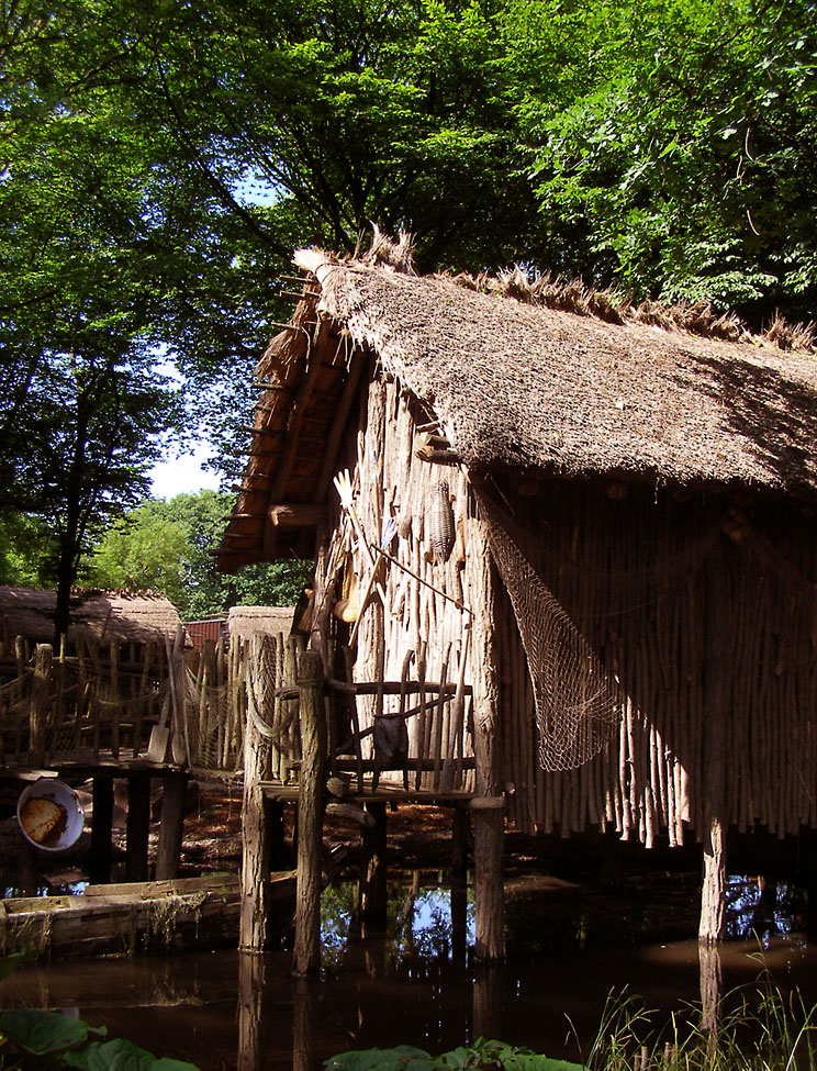 Afrikanische Hütte