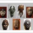 afrikanische Masken ...
