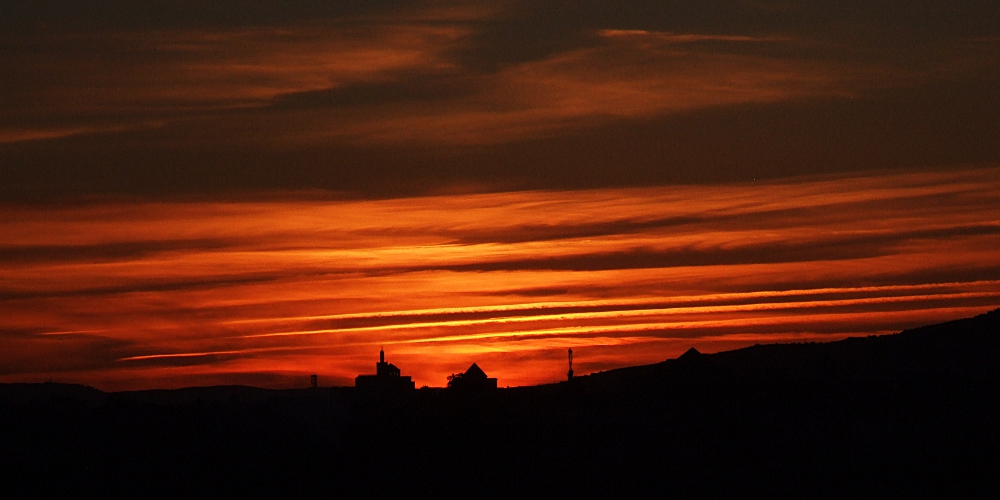 Afrikanischer Sonnenuntergang