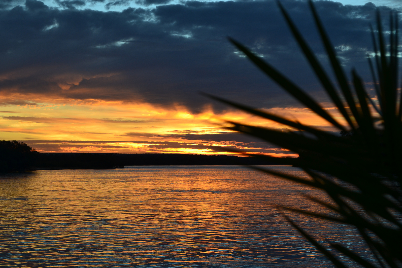 Afrikanischer Sonnenuntergang