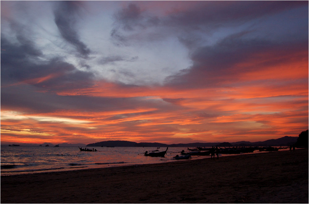 after sundown Ao Nang